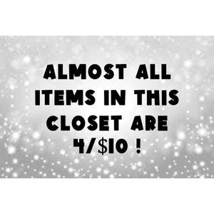MAJOR SALE ALMOST ALL ITEMS ARE MARKED DOWN